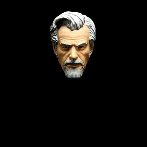 Pintado Pierce Brosnan Doctor Fate Dr. Cabeza esculpida Fate LEGENDS SCALE - Imagen 1 de 5