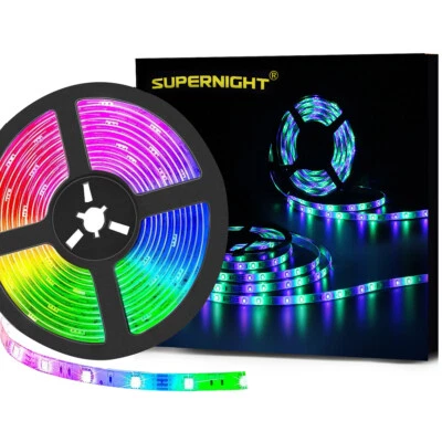 16.4ft 3528 RGB LED Strip Light with 300 LEDs Flexible Color Changing Rope Light - Image 1 of 4