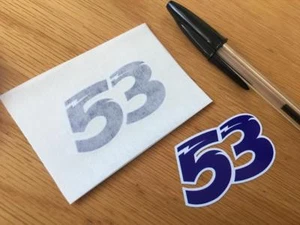 Tito Rabat Rennnummern 53 (sehr kleines Paar) - Bild 1 von 1