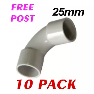 25mm - Conduit Elbow (10 Pack) Electrical Conduit Fittings Free Ship - Picture 1 of 1