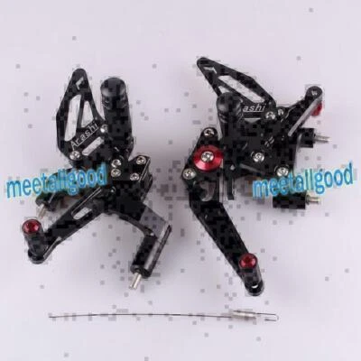 CNC Rearset Foot pegs Rear Set Fit DUCATI 1199 899 Motorcycle Aluminum Black - Image 1 of 4