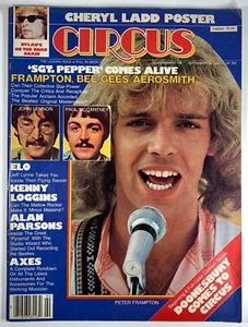 CIRCUS 9/78 Beatles PETER FRAMPTON Cheryl Ladd ELO Mark Hamill BELUSHI Cars KISS - Imagen 1 de 8