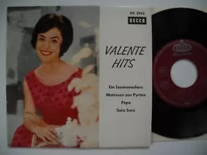CATERINA VALENTE Hits EP Ein Seemannsherz / Pepe + 2 EP 45 7" 1961 Germany EX - Imagen 1 de 2