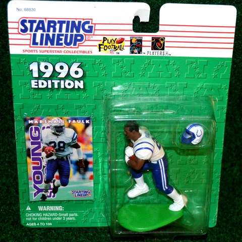 Indianapolis Colts Marshall Faulk 1996 Starting Lineup Figure Cover