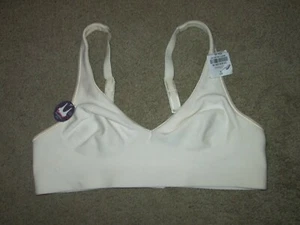 Hanes ladies' wireless bra-NWT-sz S-no padded-no underwire-cream-smoothtech band - Picture 1 of 3