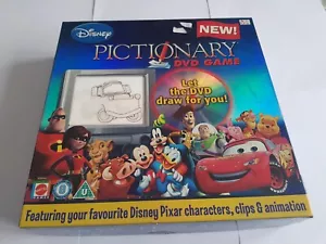 Disney Pixar Pictionary Quick Draw DVD Game Board Game 2008 Mattel Missing Pen - Picture 1 of 4