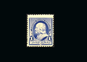 US Stamp Mint original gum hinged, VF/XF S#219-Bold, Fresh color, Lg. Margins, T - Picture 1 of 1
