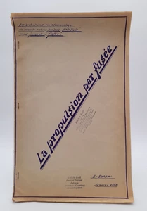 La Propulsion par Fusèe Ewen Emil Electrical Engineer Petange Luxemburg 1958 - Picture 1 of 9