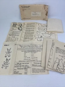 Vintage Mail Order Patt O Rama Craft Sewing Patterns  Bunny Duck 1968 Unused - Picture 1 of 14