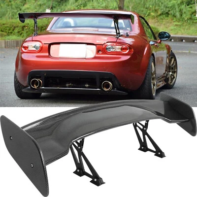 57" Rear Trunk Spoiler GT Wing Carbon Fiber For Mazda Miata MX-5 MX5 2006-2015 Foto 1 de 4