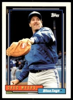 1992 Topps Greg Myers Toronto Blue Jays #203 - Image 1 of 2