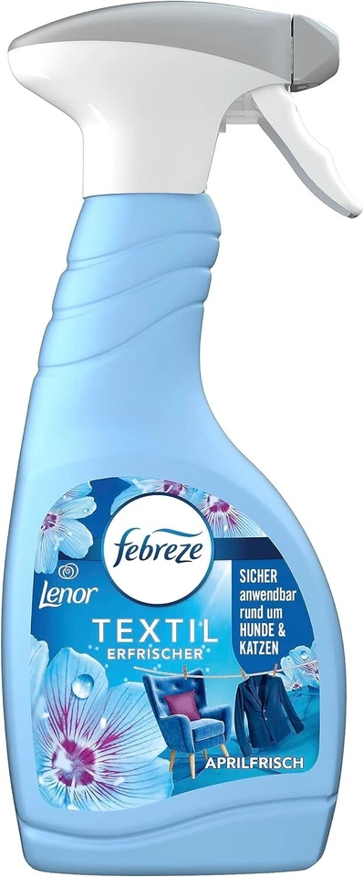 3x Febreze Textilerfrischer Aprilfrisch Duft Lenor Erfrischt Textilien  500ml - Bild 1 von 1