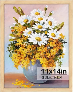 GULETHUN 11X14 Picture Frame, Natural Wood Poster Frame, Home Decor Natural Gall - Picture 1 of 12