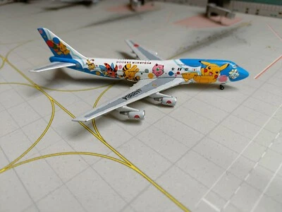 Big Bird Boeing 747-400 ANA Pocket Monsters - Rare - 1:500 - Immagine 1 di 4