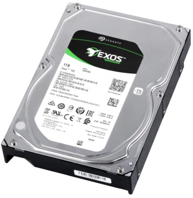 FESTPLATTE SEAGATE EXOS 7E8 ST1000NM000A 1TB 7200U/min 256MB SATA III 3.5" - Bild 1 von 2