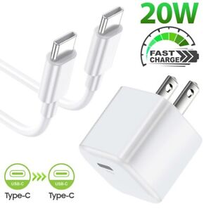 New Original For iPhone 15 Pro Max Plus iPad 20W USB-C Fast Charger Type C Cord