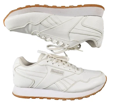 Reebok Classic Women 9.5 White Leather Gum Ortholite Comfort Retro Sneakers - Image 1 of 4