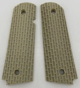 Ambi Cut Gray G10 Full Size 1911 Govt Grips Altamont - Picture 1 of 1
