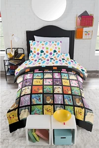 Pokémon, "Kanto Favorites" Twin Bed in a Bag Set, 64" X 86", Twin, Multi Color - Picture 1 of 6