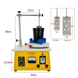 Small Ink Mixer Electric Tin Paste Mixer Adjustable Speed Screen Oil Regulator - Picture 1 of 13