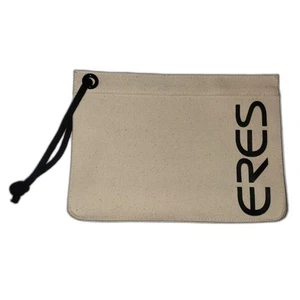 ERES Swimsuit Pouch Bag Womens Medium Beige Canvas Organic Cotton Travel Eco - Picture 1 of 5