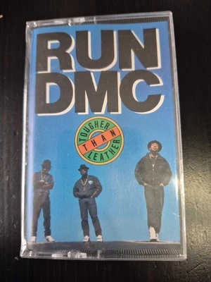 **SEALED NEW** RUN DMC Tougher Than Leather 1988 Cassette Tape Rap Hip Hop  - Image 1 of 4