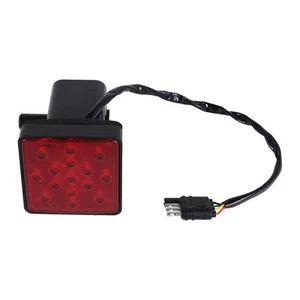 Red 15 LED 2 inch Trailer Truck Hitch Tow Haul Receiver Cover Brake Light4922 - Picture 1 of 7