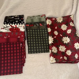 Riley Blake's Farmhouse Christmas 21 Fat Quarter Bundle + 1 1/2 Yard Cut - Picture 1 of 4