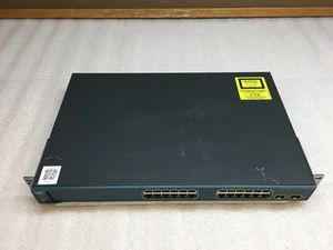 Cisco 3560 Series WS-C3560-24PS-S V06 24-Port PoE Ethernet Network Switch - Picture 1 of 8