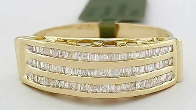 ANILLO DIAMANTES ORIGINALES ORO AMARILLO 14K Foto 1 de 4