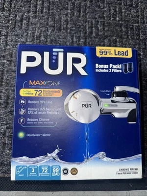 PUR Maxion Adv Water Faucet Filtration System - Chrome PFM400H - New Open Box - Image 1 of 3