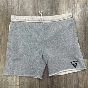 Vintage Golds Terry Gym Shorts Mens XL Grey Gym Made USA Pocket Active Athletic - Picture 1 of 12