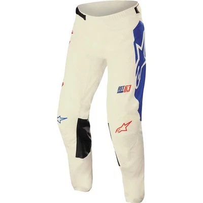 Alpinestars Racer Compass Pants | Off White/Blue/Red | Sz 28 - Изображение 1 из 4