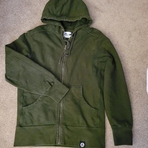 American Giant Men's Classic Full Zip Hoodie Heavy Weight Army Green Kangaroo... - Picture 1 of 15