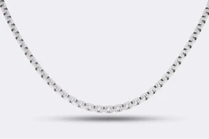 22" EFFY 925 Silver Men's C-Link Chain Necklace (43.83g.) - Picture 1 of 3