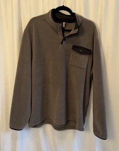 Telluride Herren 2XL Pullover Langarm 1/4 Druckknopf Sweater - Bild 1 von 6