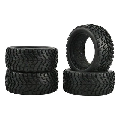 4 Stück RC Car Rally Reifen Gummirad Für HSP HPI 1/10 RC Car - Bild 1 von 4