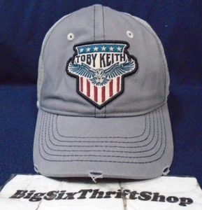 Gorra Toby Keith Malla Envejecida Camionero Ajustable Snapback Gorra Sombrero - Imagen 1 de 5