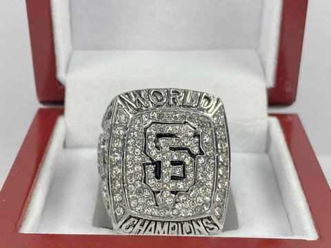 San Francisco Giants Championship Ring - 2012 World Series Ring - Sandoval - Box Cover