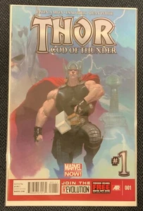 Thor God of Thunder #1 2013 NM/NM+ Marvel Now! Aaron Ribic White - Picture 1 of 1
