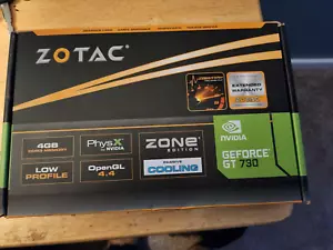 ZOTAC GeForce GT 730 4GB Zone Edition Graphics Card (New) - Picture 1 of 1