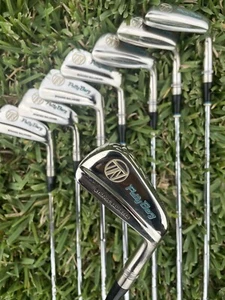⭐️VTG Gorgeous Refinished⭐️Wilson Patty Berg 3-9+Pw Iron Set⭐️New Grips⭐️NICE⭐️ - Picture 1 of 23