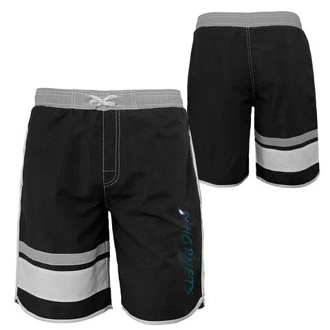 Outerstuff NBA Youth Boys (8-20) Charlotte Hornets Color Block Swim Trunks Cover