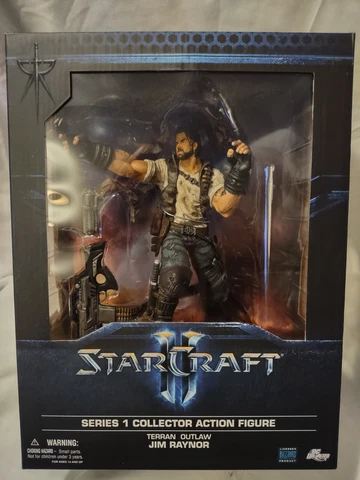 Starcraft 2 Terran Outlaw Jim Raynor DC Series 1 Factory Sealed new in box NIB Cover