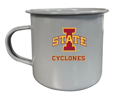 Iowa State Cyclones Enameled Tin Camper Coffee Mugs Cover