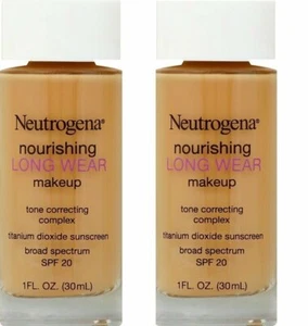 2 Neutrogena Wear Liquid Makeup Foundation With Sunscreen, 85 HONEY 1oz Expired - Picture 1 of 1