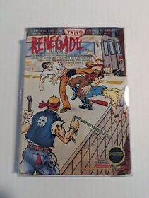 Taito's Renegade NES Game - Box Only - includes Malko video game protector
