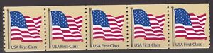 Scott #4131 US Flag Coil of 5 Stamps - MNH