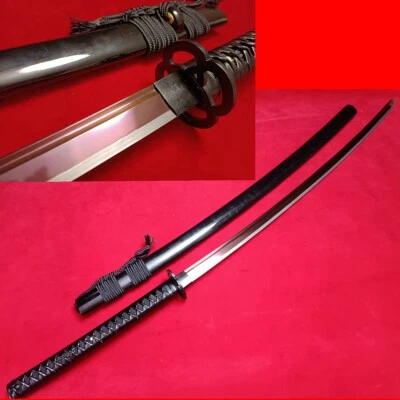 Espada Katana Samurai Japonesa FullTang Nodachi 1095 Acero Hoja Larga Afilada Púrpura Foto 1 de 4