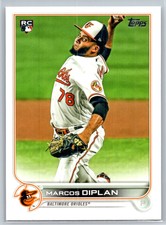 MLB - Rookie - 2022 Topps Series Two # 517 - Marcos Diplan - Orioles